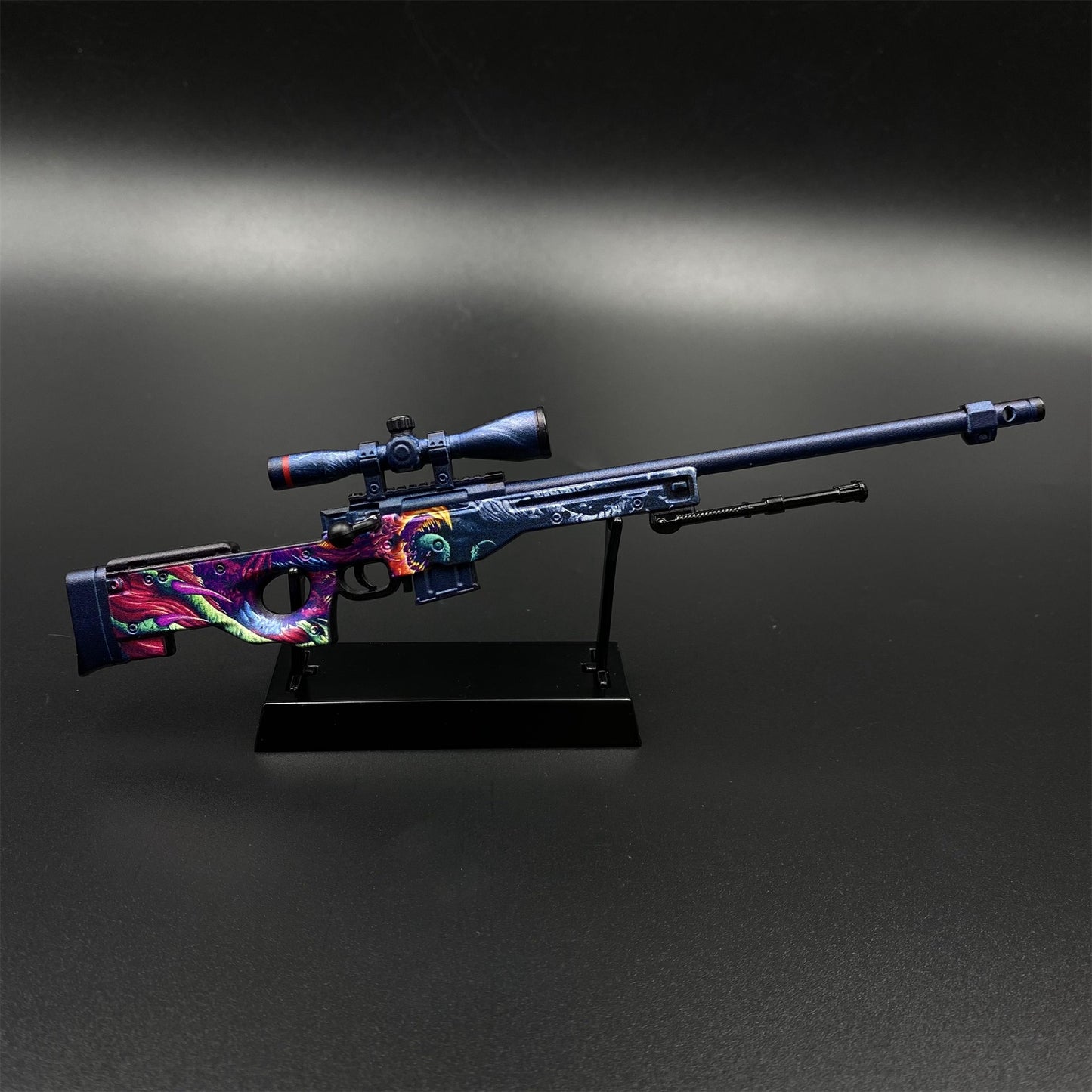 Hot Game CS2 Tiny Gun Hyper Beast AWP Metal Replica Game Prop Collectible