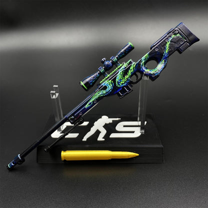 Metal AWP Atheris Mini Model Game Fan Art For Display
