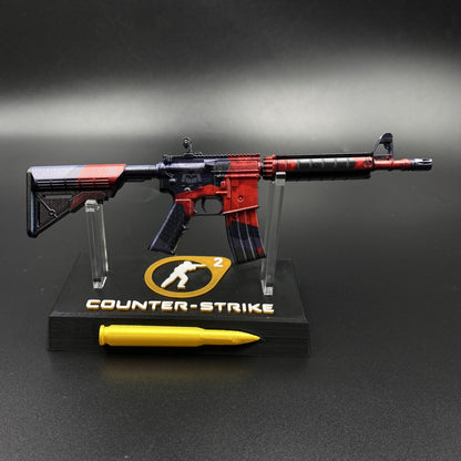 CS2 Game Skin M4A4 Evil Daimyo Mini Metal Game Replica For Collection