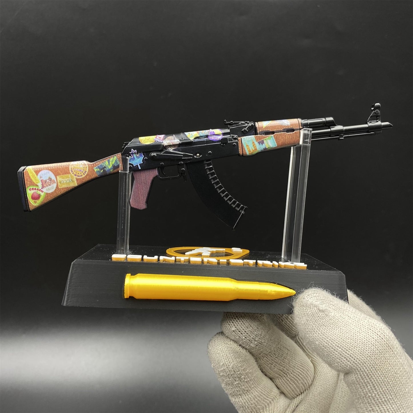 CS2 Game Peripheral - AK47 Jet Set Metal Replica Game Prop Collectible