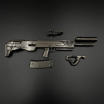 DF Tactical ASh-12 Assault Rifle Metal Miniature Modernized Tiny Gun