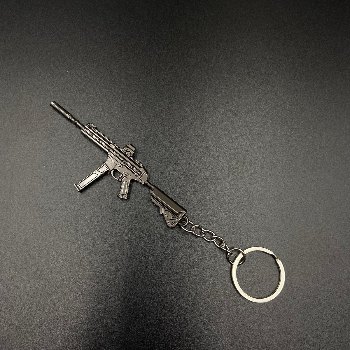 Delta Force Mini SMG Metal Gun Replica Keychain FPS Game Fan Collectible Gift