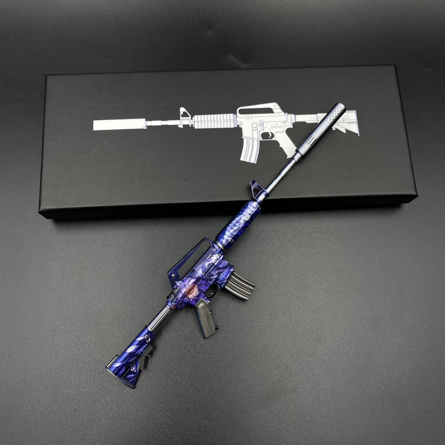 Hot Game CS Black Lotus M4A1-S Metal Replica For Collectible