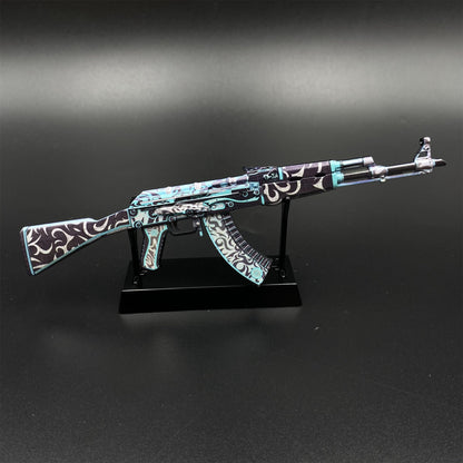 Hot Game CS2 AK47 Frontside Misty Mini Metal Replica Game Prop Collectible
