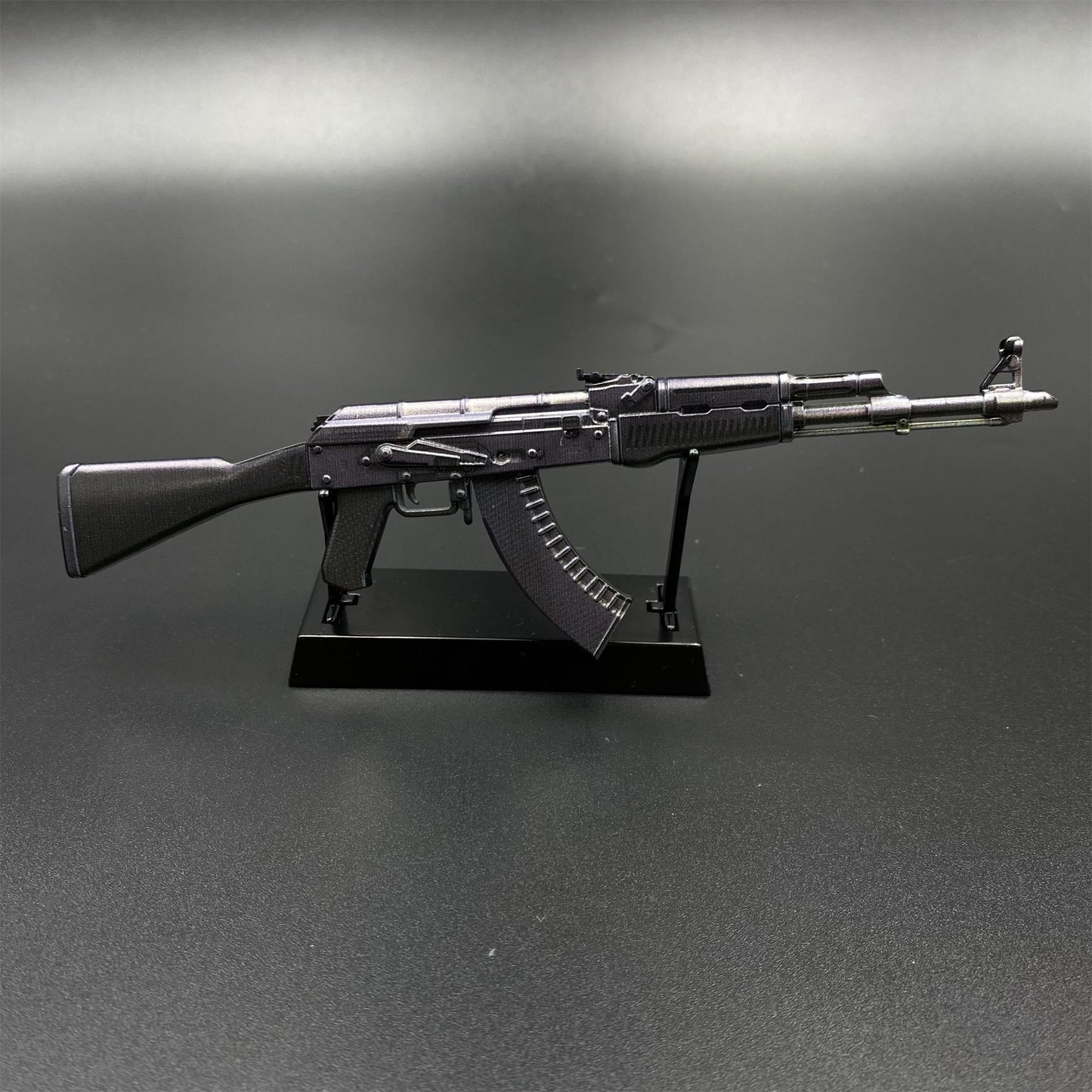 CS2 Game Peripheral - Tiny Gun AK47 Slate Metal Replica Game Prop Collectible