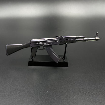 CS2 Game Peripheral - Tiny Gun AK47 Slate Metal Replica Game Prop Collectible