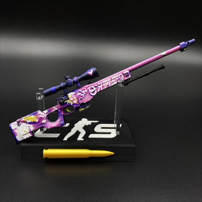 CS2 Game Peripheral - Tiny Gun Crakow! AWP Metal Replica Game Prop Collectible