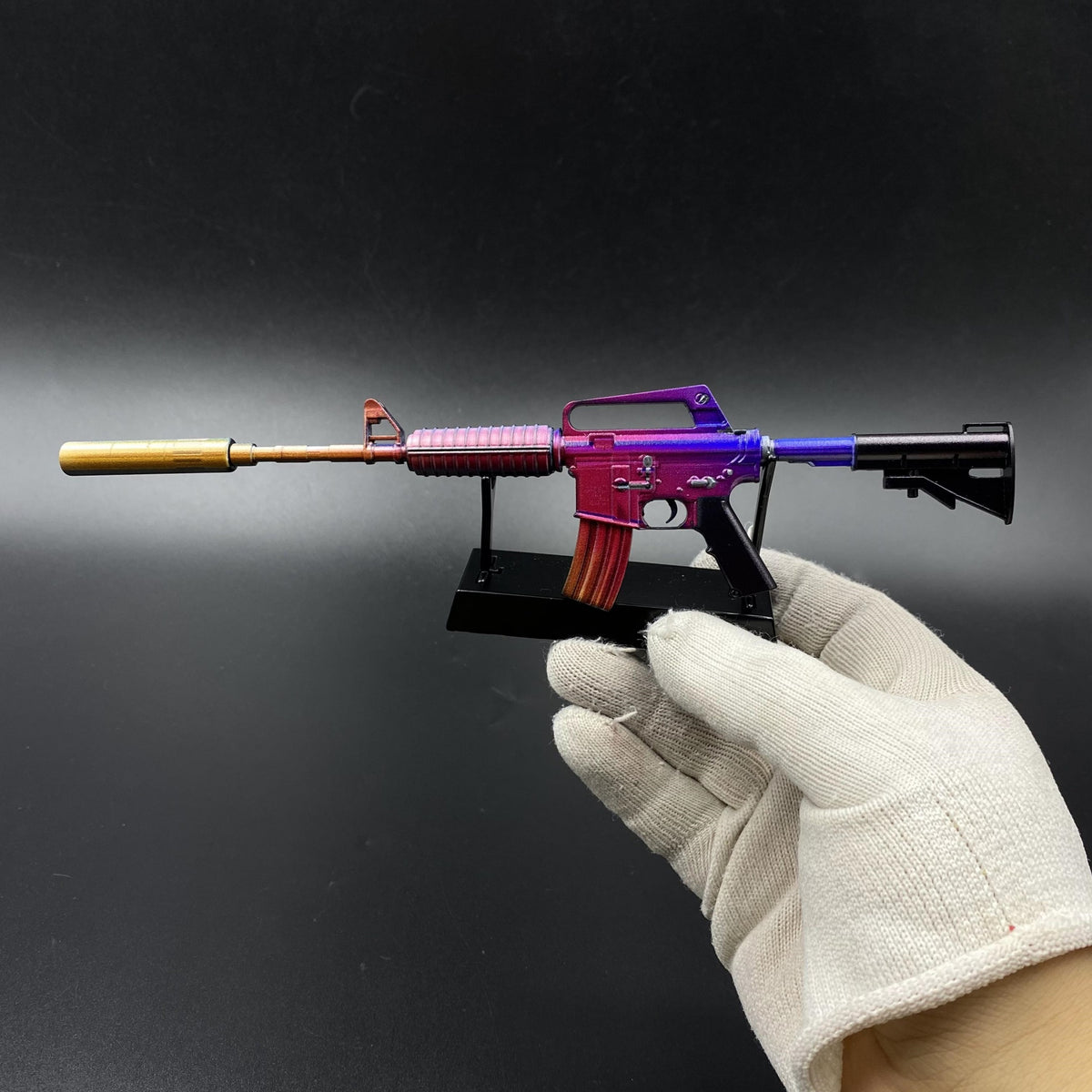 Hot Game CS Fade Tiny M4A1-S Metal Replica For Collectible