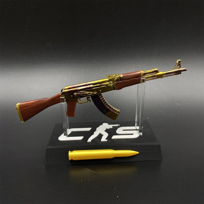 Hot Game CSGO AK‑47 Case Hardened Mini Metal Replica