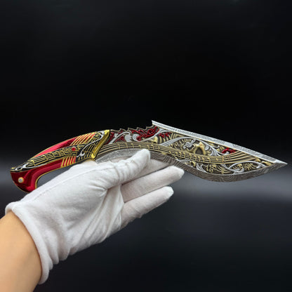 29cm/11.4'' S10 Knife ELEGY Tactical FPS Game Weapon Replica - Game Collectible Decorative Ornament