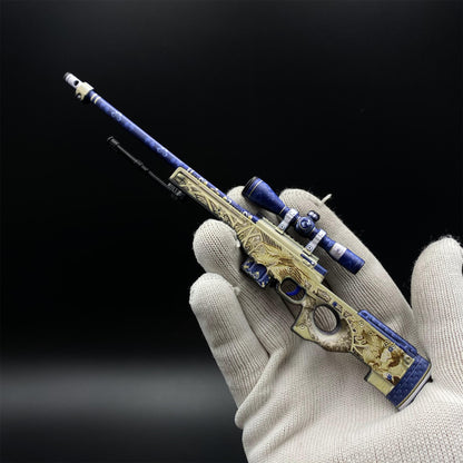 Hot Game CS2 Queen's Gambit AWP Metal Replica Game Prop Collectible