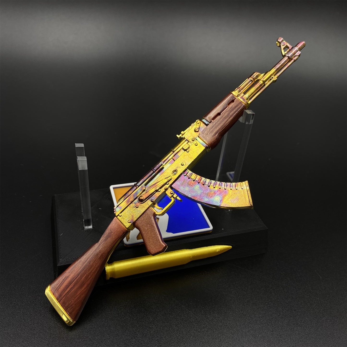 Hot Game CS2 AK47 Case Hardened Metal Replica Game Prop Collectible