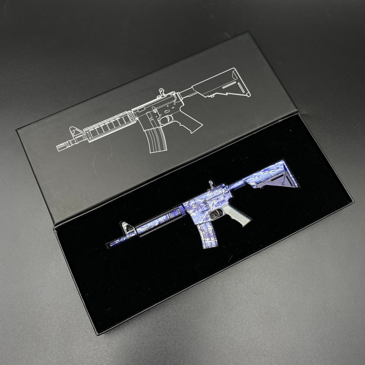 M4A4 Naval Shred Camo Gun CS2 Game Replica For Collectible