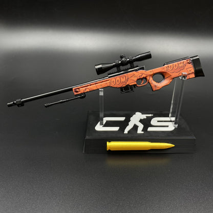 CS2 Game Peripheral - Tiny Gun BOOM AWP Metal Replica Game Prop Collectible