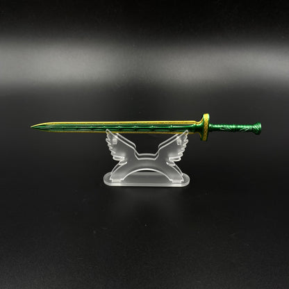 Qingzhu Fengyun Sword Metal Replica Fan Ren Xiu Xian Zhuan Xianxia Weapon Prop Collectible Desktop Ornament Gift