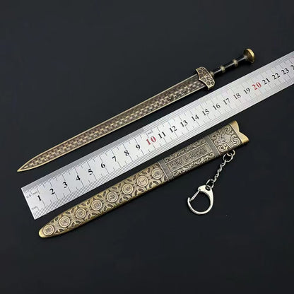 Metal Ancient Chinese Emperor Yue King Sword 8.7''Replica