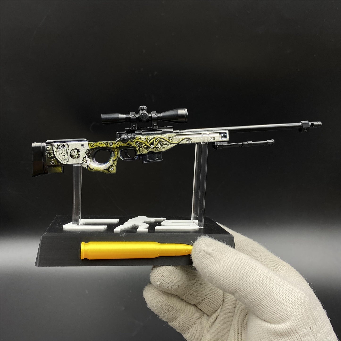 Hot Game CS2 Worm God AWP Metal Replica Game Prop Collectible