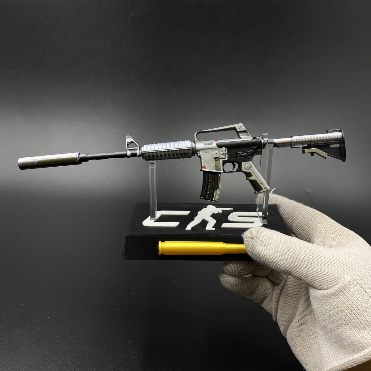 CS2 Game Peripheral - Mecha Industries M4A1-S Metal Replica Game Prop Collectible