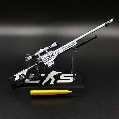 CS2 Game Peripheral - AWP Printstream Miniature Replica Game Prop Collectible