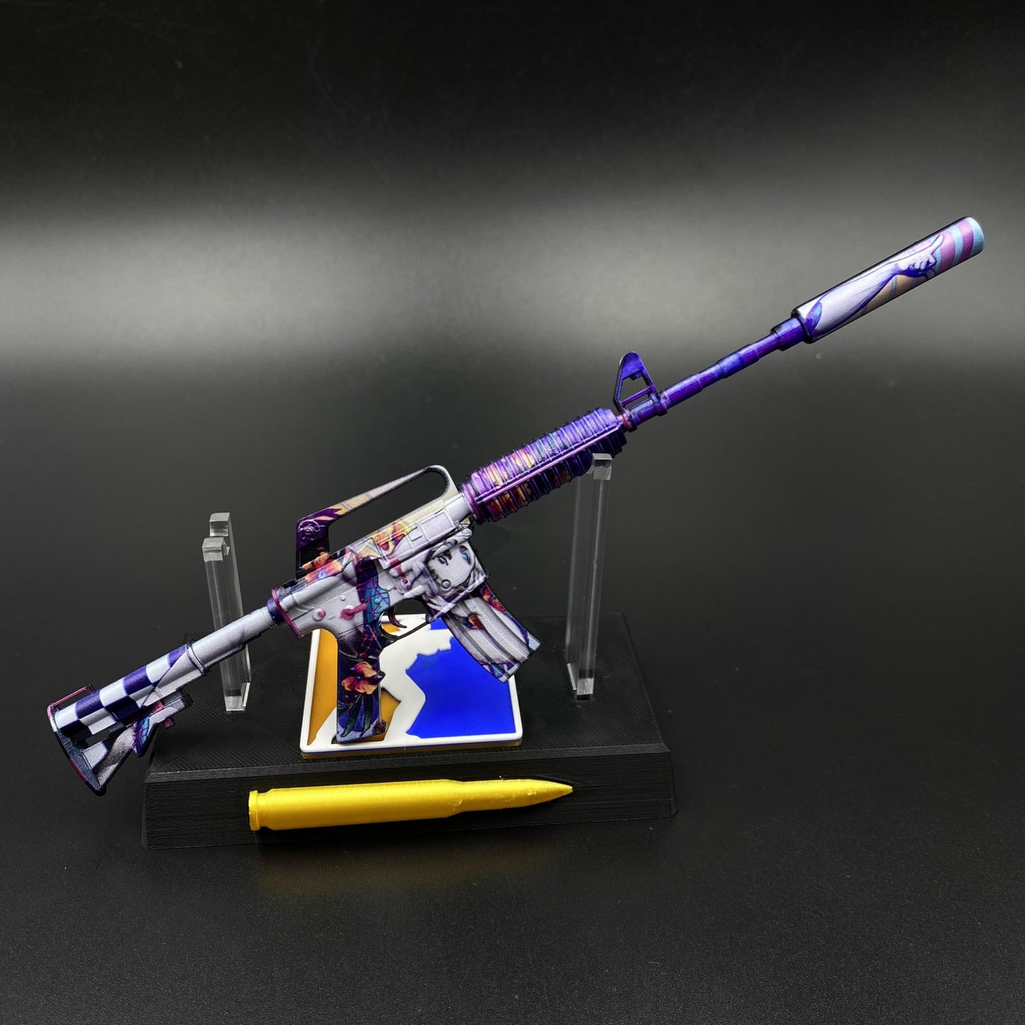 CS2 Vaporwave M4A1-S Metal Replica Game Prop Collectible