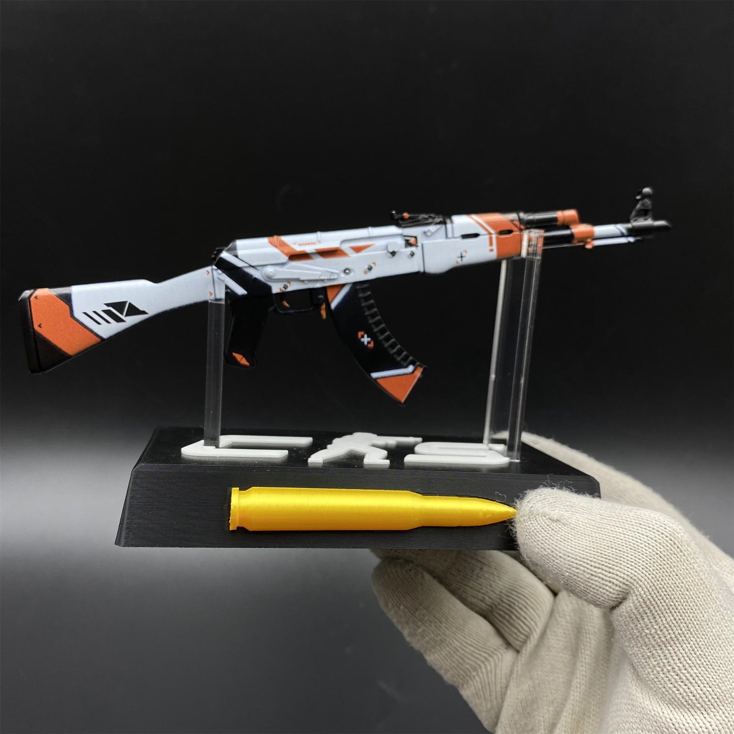 CS2 Game Peripheral - Asiimov AK-47 Gun Replica Game Prop Collectible