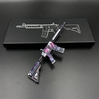 CS Game Skin M4A4 Neo‑Noir Mini Metal Game Replica For Collection