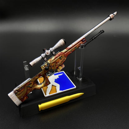 Hot Game CS2 Desert Hydra AWP Metal Replica Game Prop Collectible