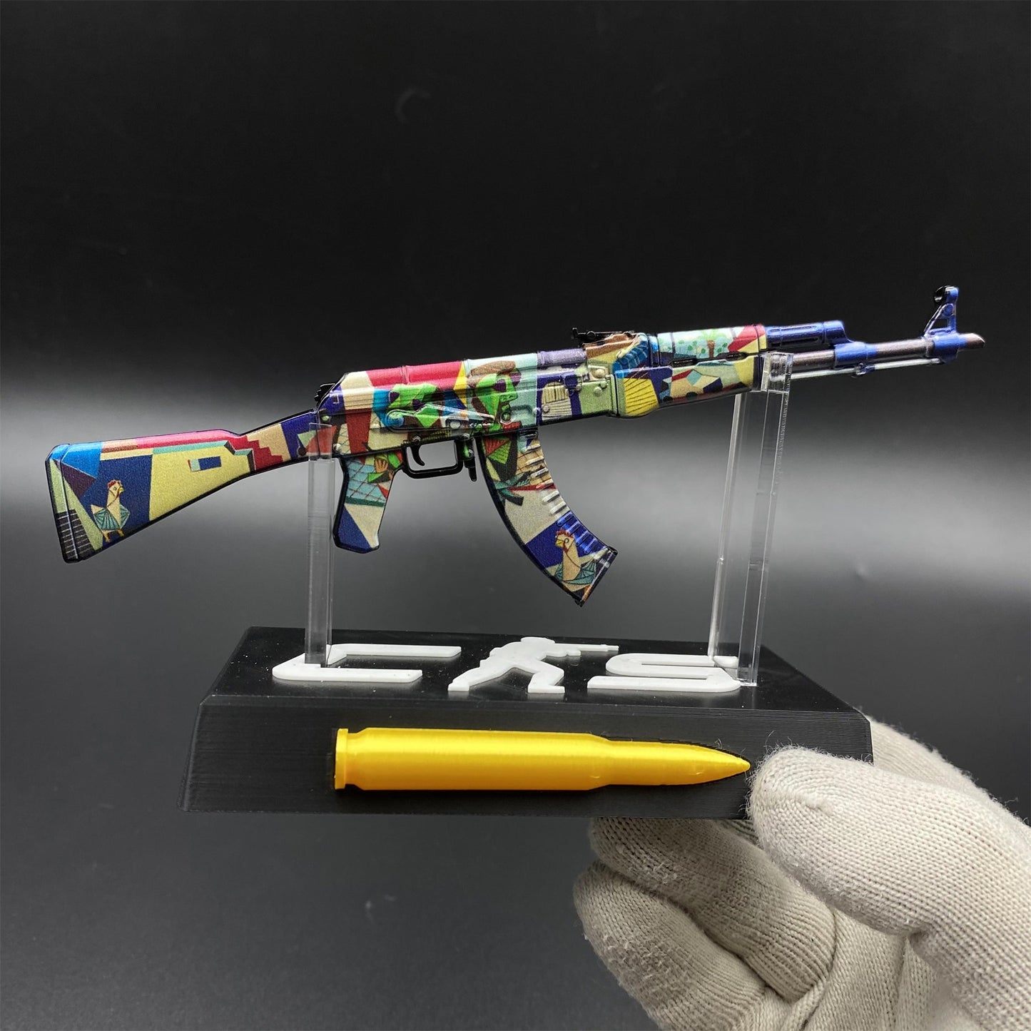 Hot Game CS2 AK47 Leet Museo Metal Replica Game Prop Collectible