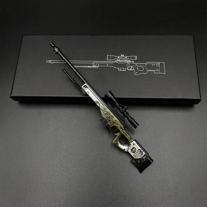 Hot Game CS2 Worm God AWP Metal Replica Game Prop Collectible