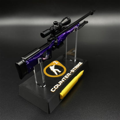 Hot Game CS2 Lightning Strike AWP Metal Replica Game Prop Collectible