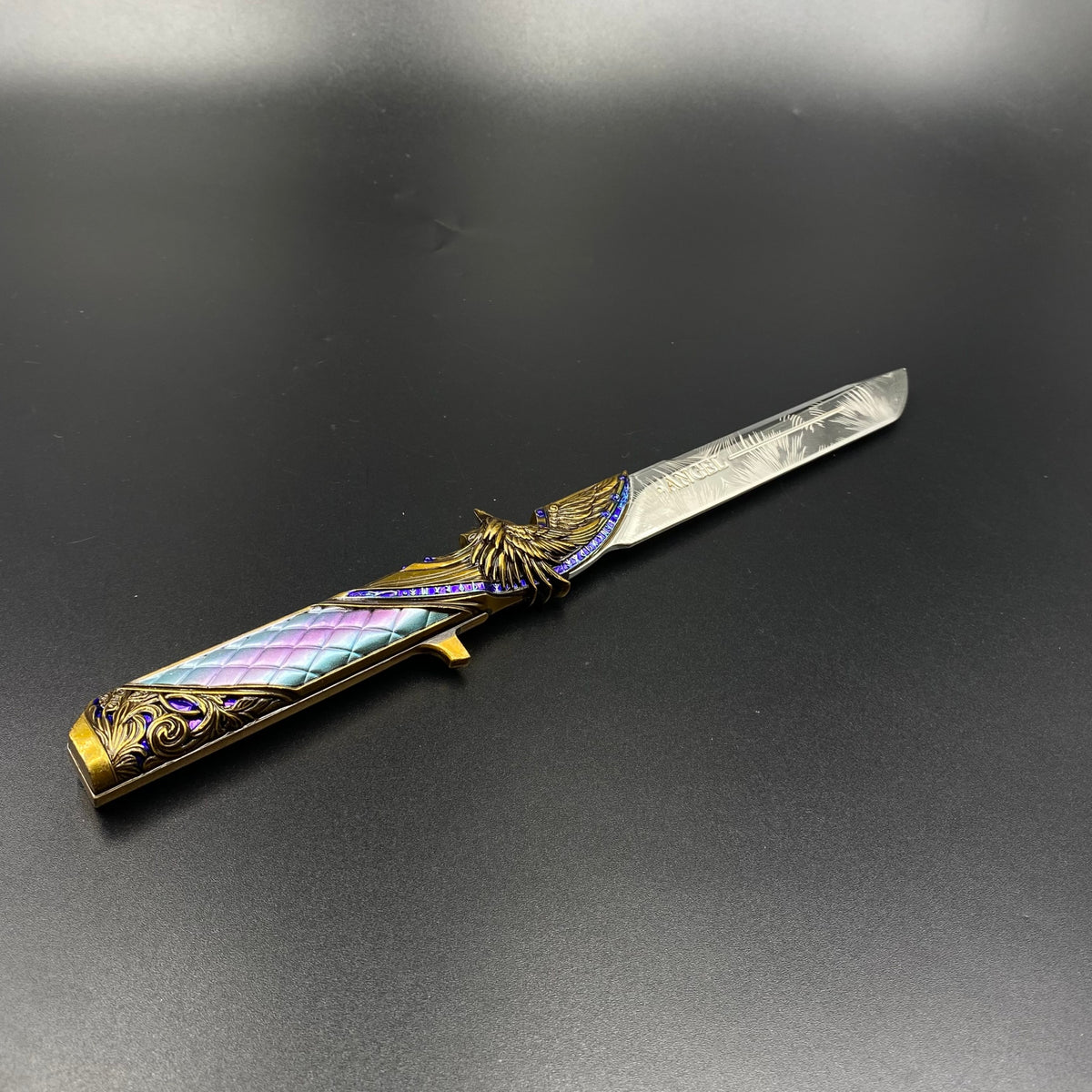 Dark Star Knife Mini Replica Delta Force Game Skin Alloy Collectible Knife Ornament