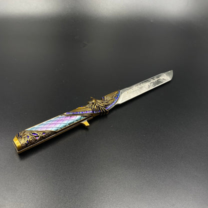 Dark Star Knife Mini Replica Delta Force Game Skin Alloy Collectible Knife Ornament