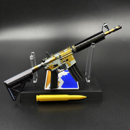 CS Game Skin M4A4 Daybreak Mini Metal Game Replica For Collection