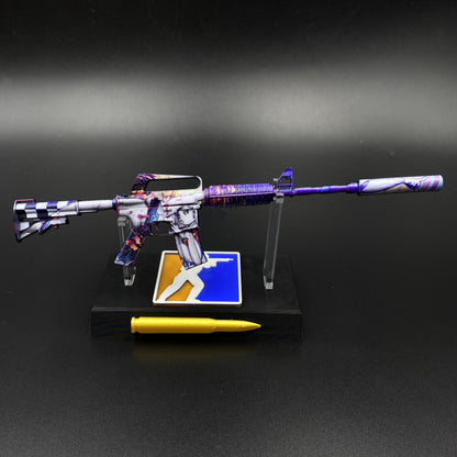 CS2 Vaporwave M4A1-S Metal Replica Game Prop Collectible