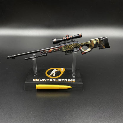 Hot Game CS2 Mortis AWP Metal Replica Game Prop Collectible