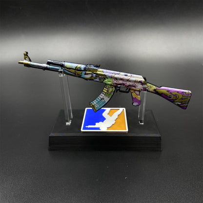 Metal Tiny CS2 Hot Skin B the Monster AK47 Gun Miniature For Collection