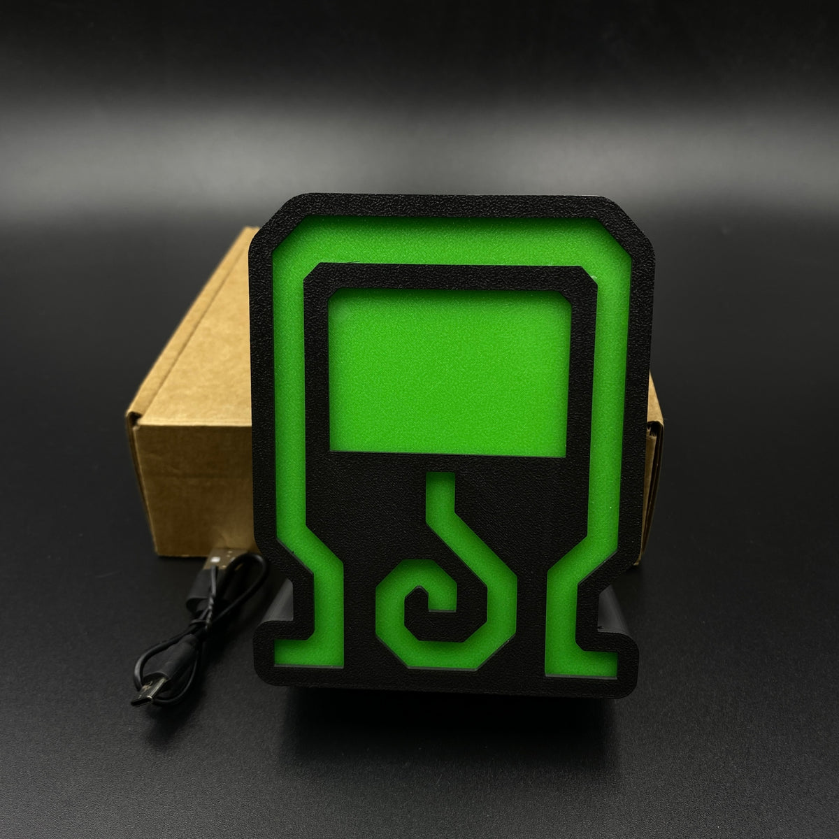 3D Printed Monster Mega Potion Gamer Potion Symbol LED Night Light, Game Room Decor Gift