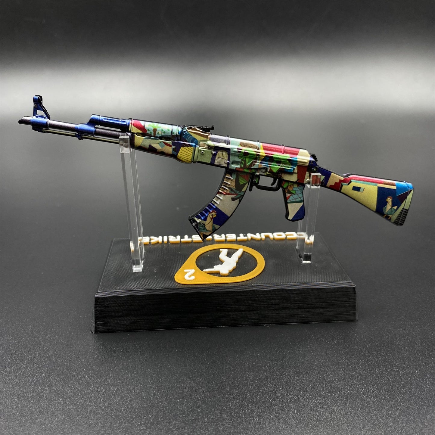Hot Game CS2 AK47 Leet Museo Metal Replica Game Prop Collectible