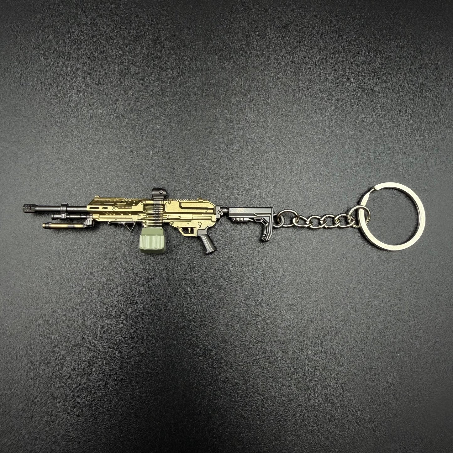 Mini Metal Gun Props Keychain - Gaming Weapon Backpack Pendant