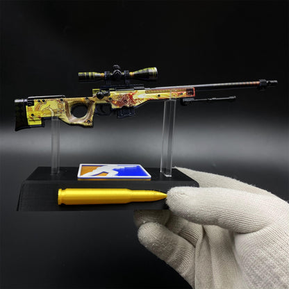CS2 Game Peripheral - Dragon Lore AWP Metal Replica Game Prop Collectible