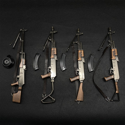 Metal AK-47 Assault Rifle RPK Light Machine Type-81 China 56 AKToy Gun Model