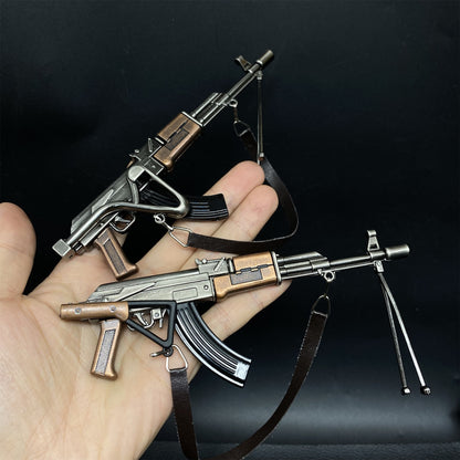 Metal AK-47 Assault Rifle RPK Light Machine Type-81 China 56 AKToy Gun Model
