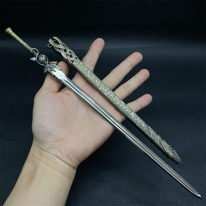 Chinese Style Swords Metal Tiny Sword Replica Collection