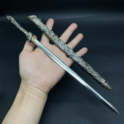 Chinese Style Swords Metal Tiny Sword Replica Collection