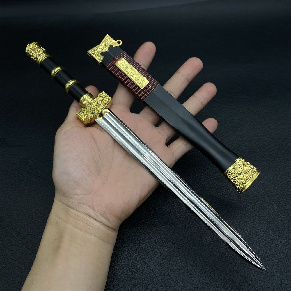 Chinese Style Swords Metal Tiny Sword Replica Collection
