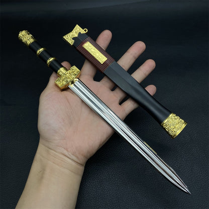 Chinese Style Swords Metal Tiny Sword Replica Collection