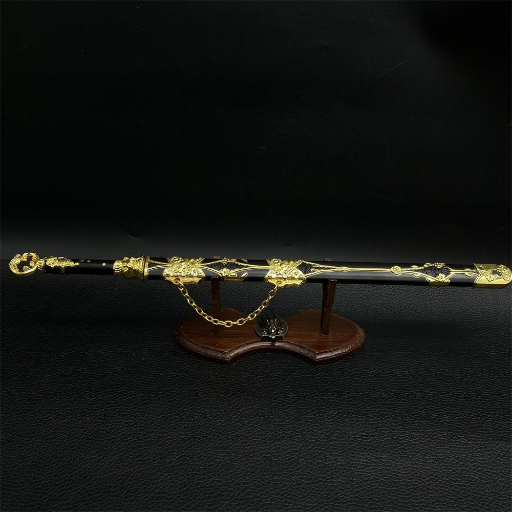 Chinese Style Swords Metal Tiny Sword Replica Collection