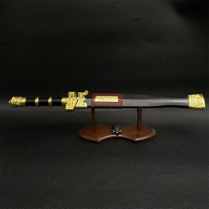 Chinese Style Swords Metal Tiny Sword Replica Collection