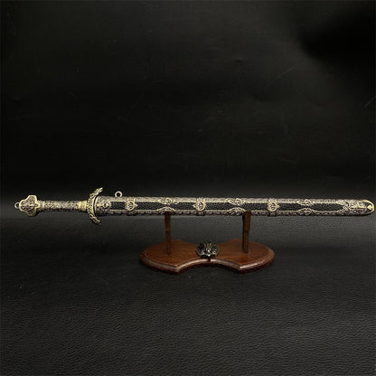 Chinese Style Swords Metal Tiny Sword Replica Collection
