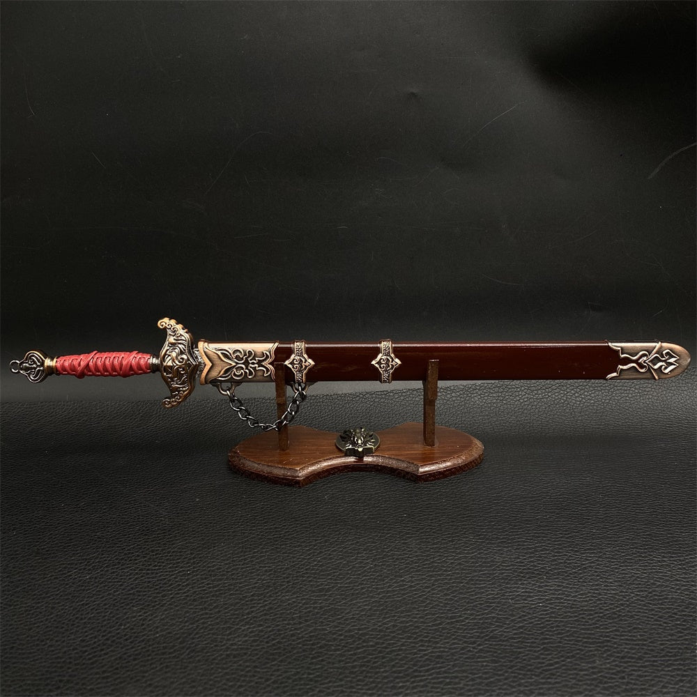 Chinese Style Swords Metal Tiny Sword Replica Collection
